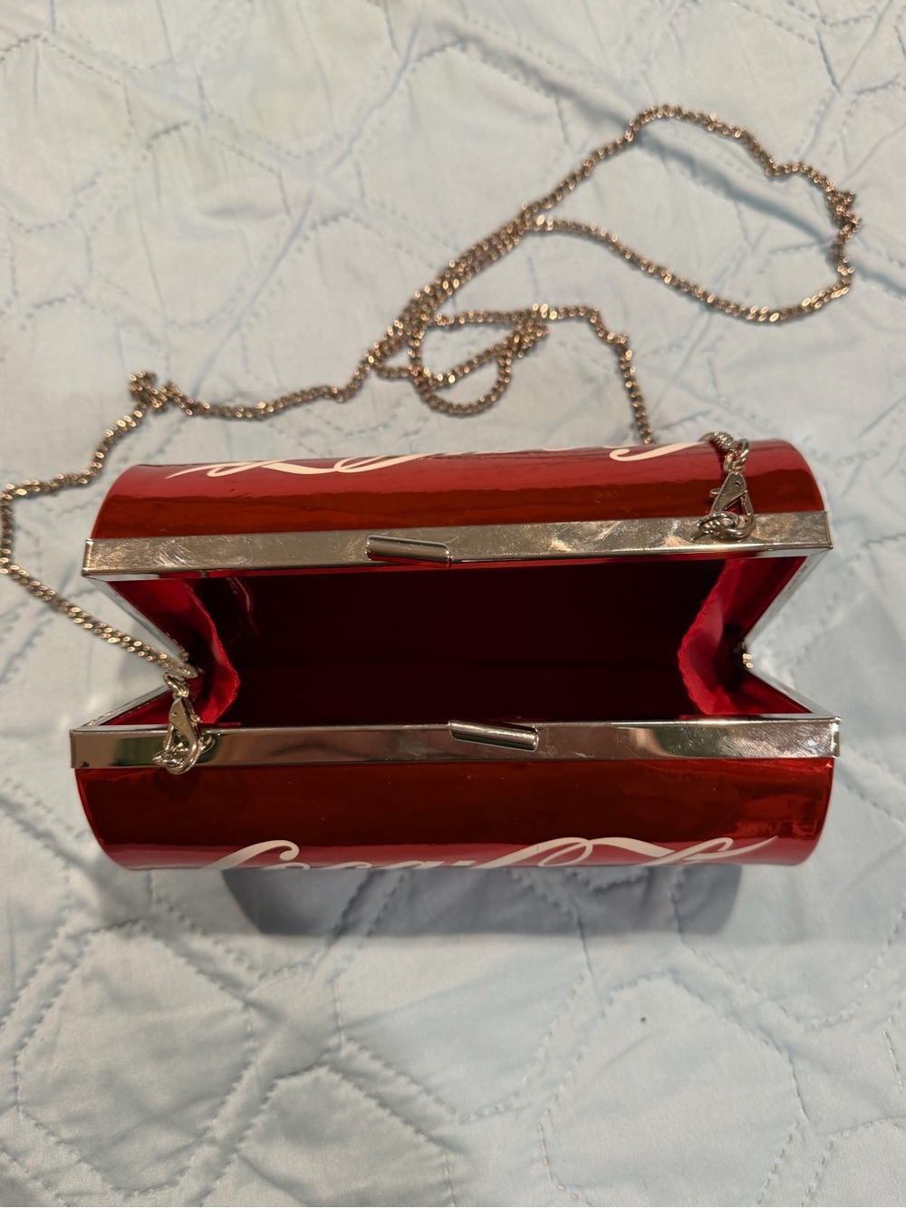 Coca-Cola Red and White Logo Shoulder Purse - Picture 4 of 5